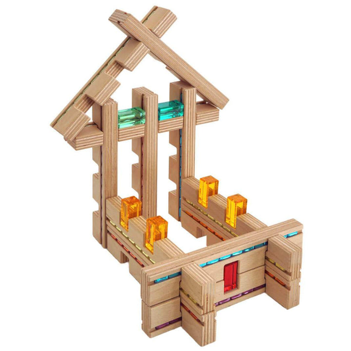Regenbogenland Light Slats - Premium Interlocking Wooden Construction Set - Australia