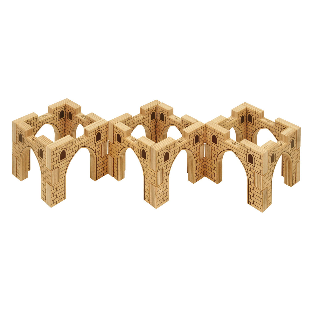 Regenbogenland Arcades - Premium Interlocking Wooden Construction Set - Australia