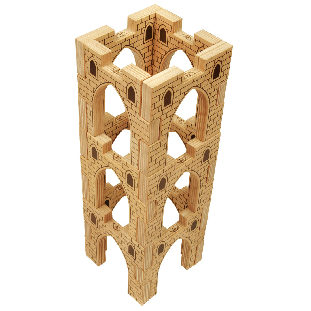 Regenbogenland Arcades - Premium Interlocking Wooden Construction Set - Australia