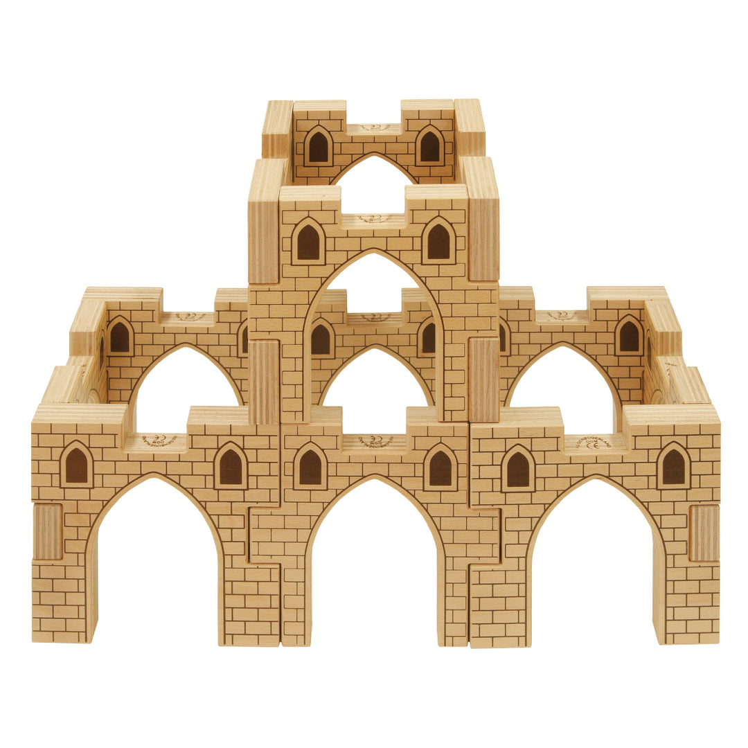 Regenbogenland Arcades - Premium Interlocking Wooden Construction Set - Australia