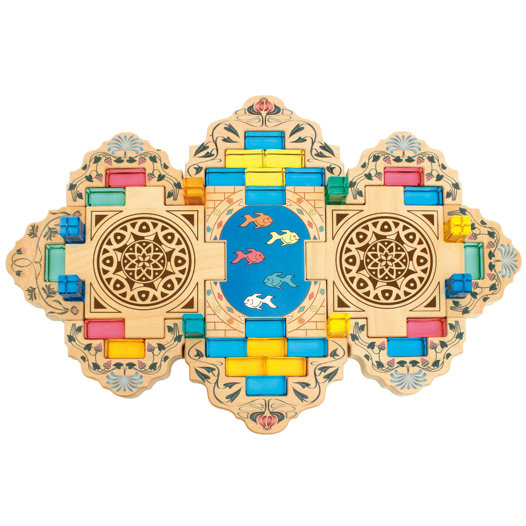 Regenbogenland Baroque Domes - Premium Interlocking Wooden Construction Set - Australia