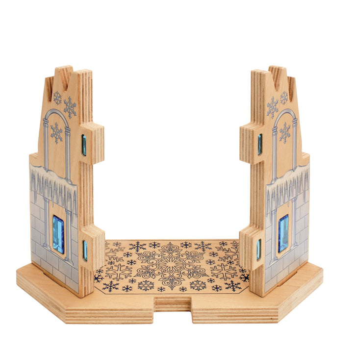 Regenbogenland Ice Palace - Premium Interlocking Wooden Construction Set - Australia