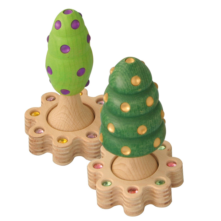 Regenbogenland Flower Garden - Premium Interlocking Wooden Construction Set - Australia