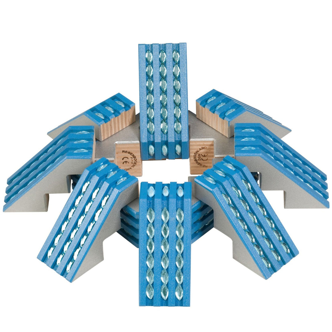 Regenbogenland Waterfalls - Premium Interlocking Wooden Construction Set - Australia