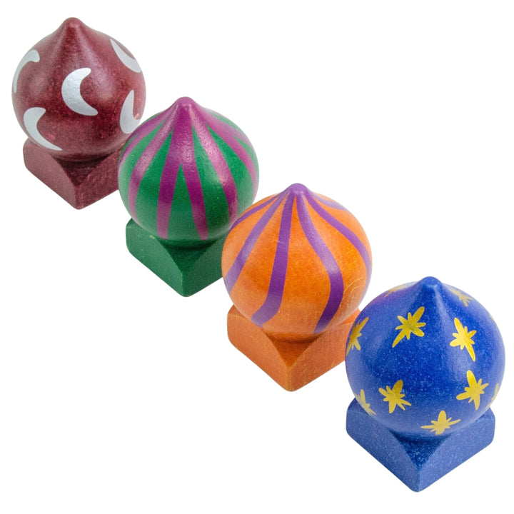 Regenbogenland Onion Domes - Premium Interlocking Wooden Construction Set - Australia