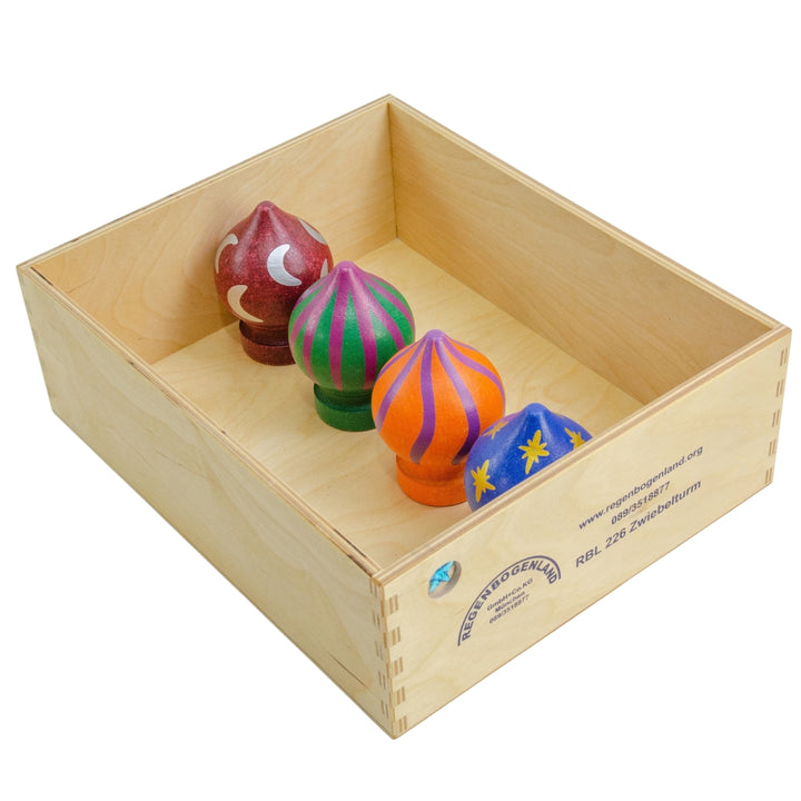 Regenbogenland Onion Domes - Premium Interlocking Wooden Construction Set - Australia