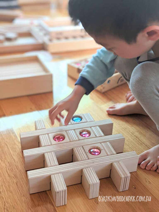 Regenbogenland Interlocking Slats and Crystal Gem Blocks