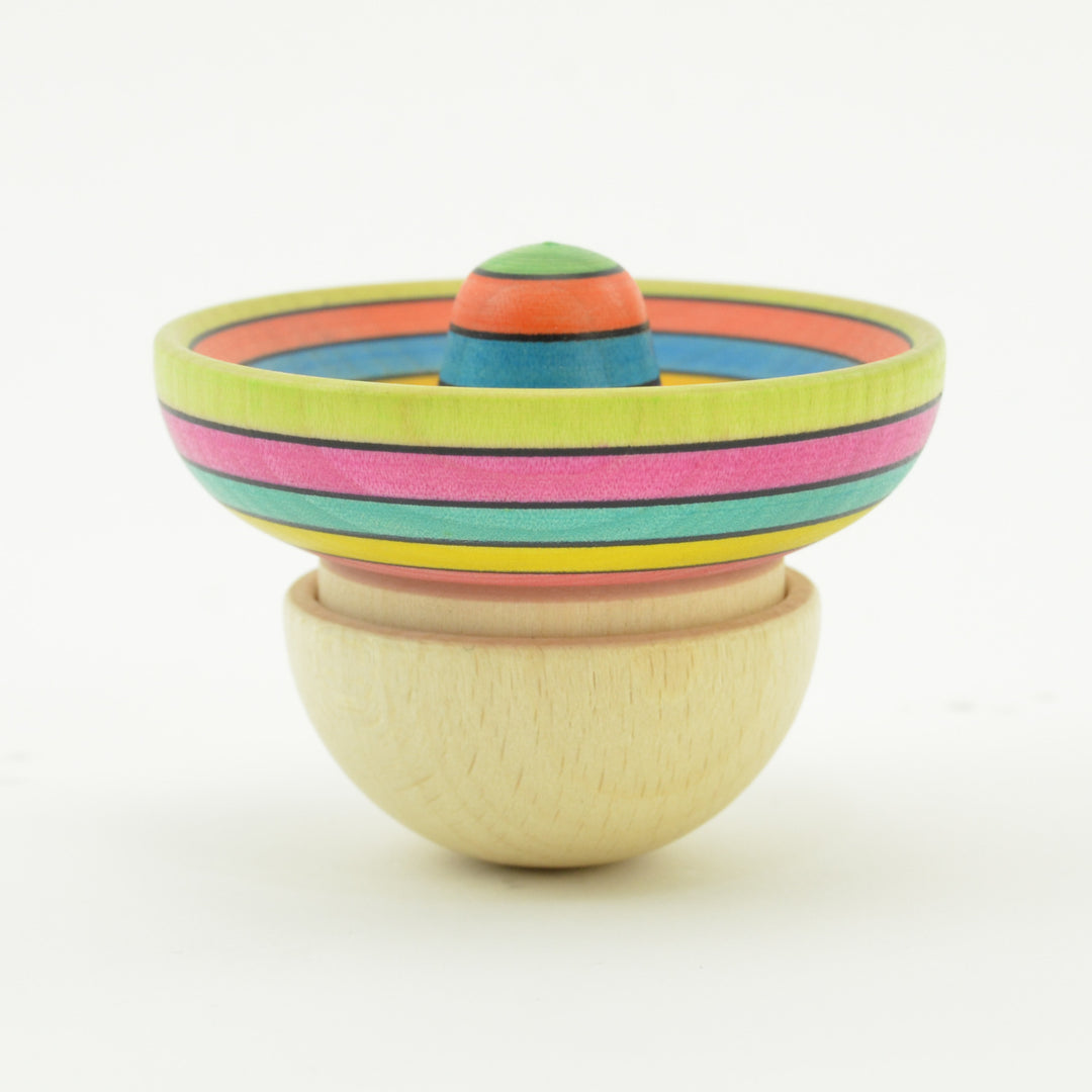 Wooden Roly Poly - Sombrero