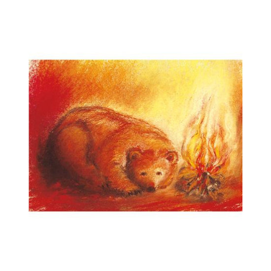 95306230 Wall or Seasonal Table A4 Poster Winter Bear