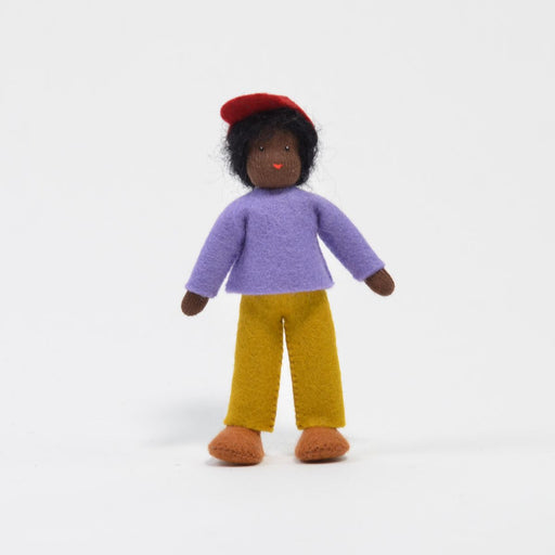 Ambrosius Doll Family Son Dark Hair
