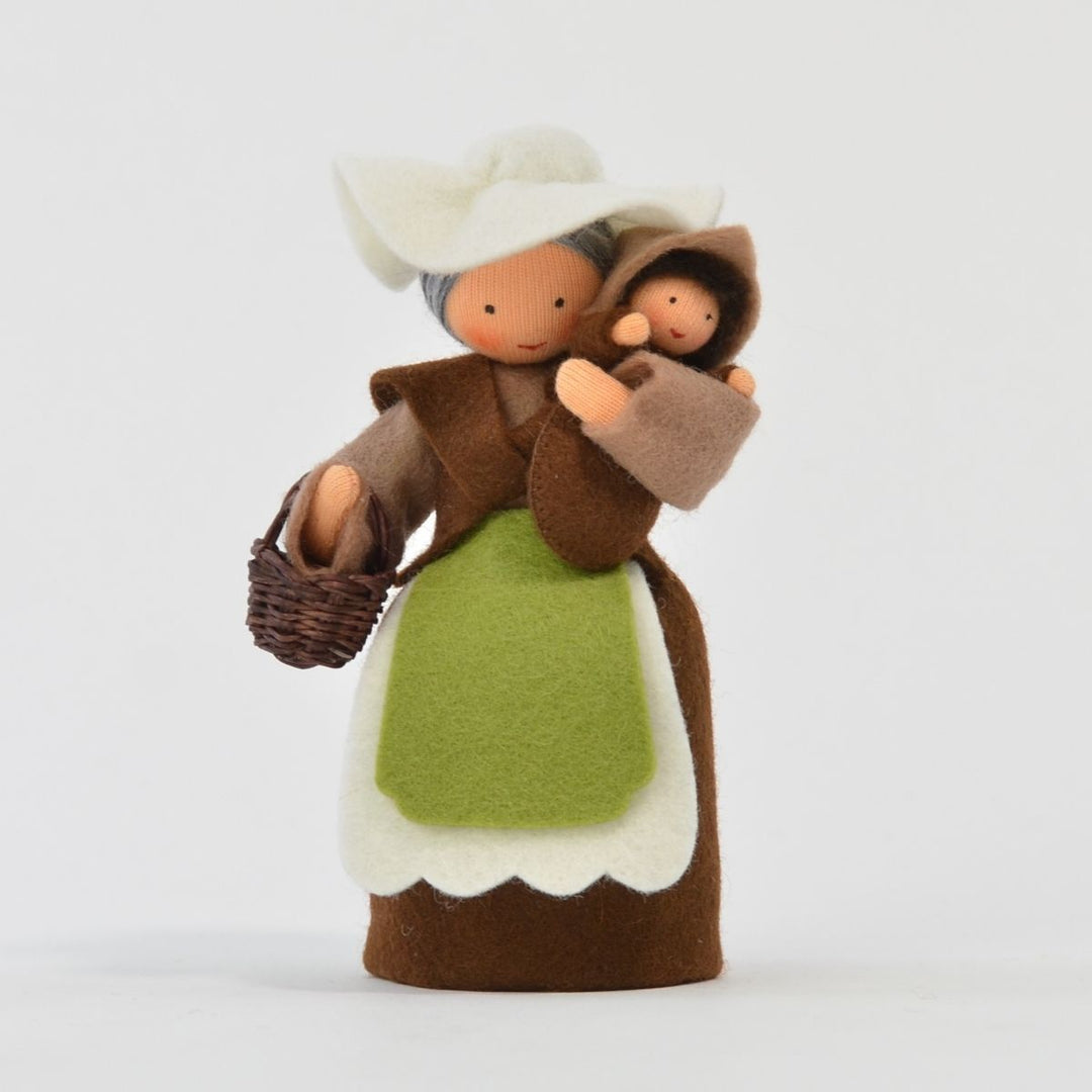 Ambrosius Mother Earth Doll with Seedling Babies
