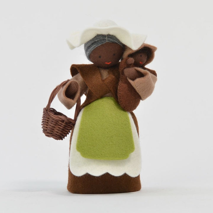 Ambrosius Mother Earth Doll with Seedling Babies