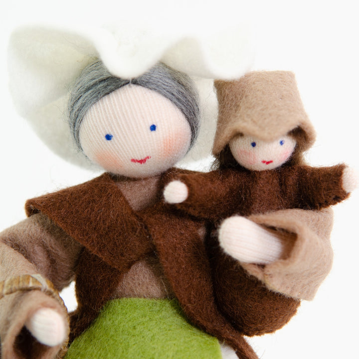 Ambrosius Mother Earth Doll with Seedling Babies