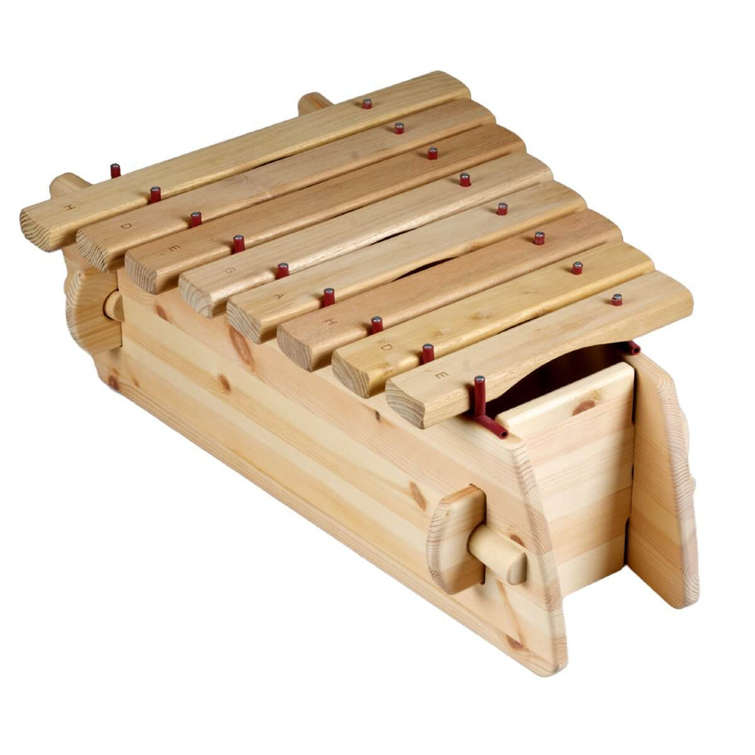 55210650 Auris Wooden Marimba, 8 Tone Pentatonic Xylophone