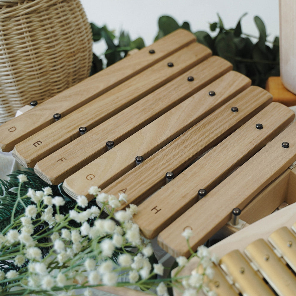 55210255 Auris Wooden Xylophone - 7 Tones + 2, Pentatonic