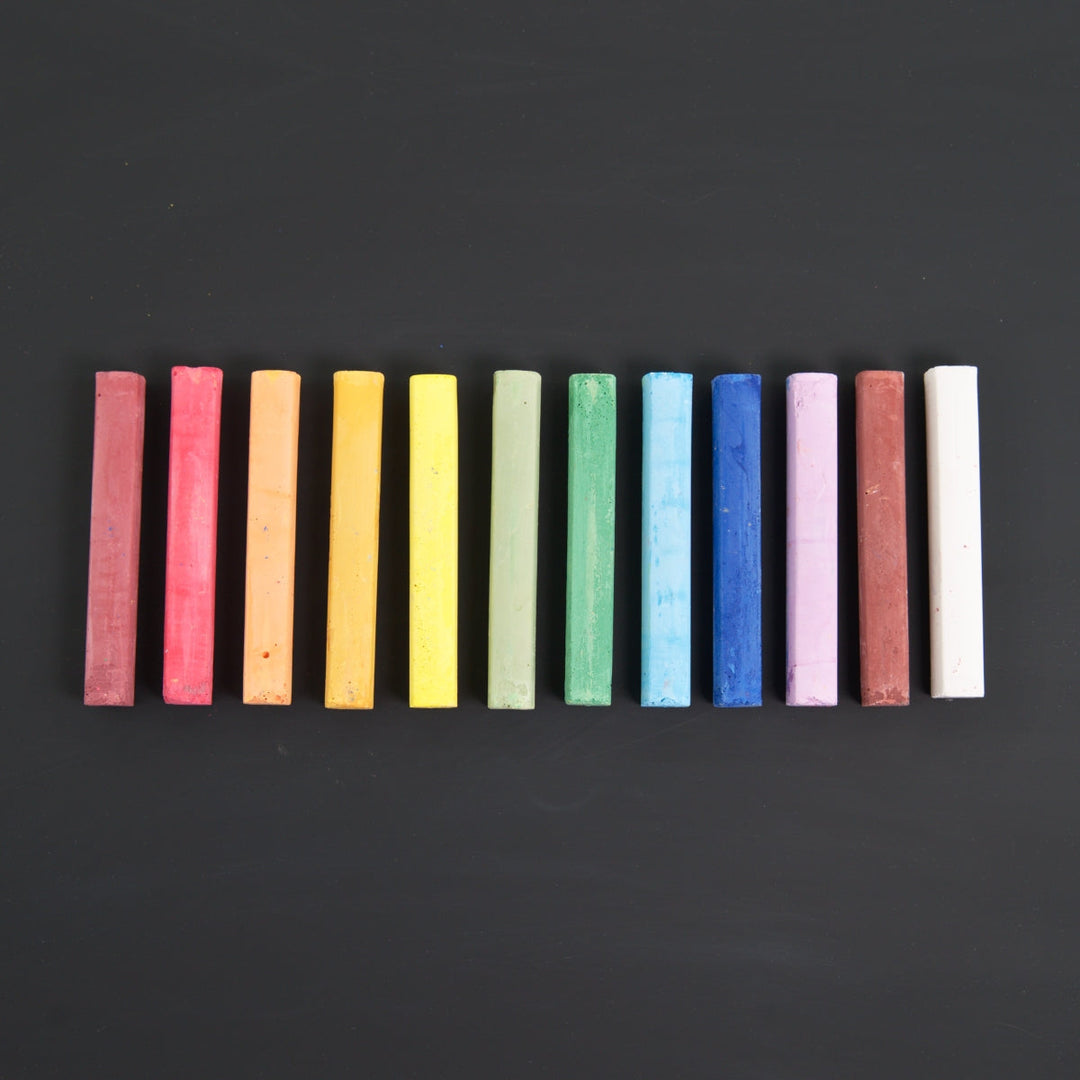 2071600 Blackboard Pastel Chalk - Single Colours, Box of 12