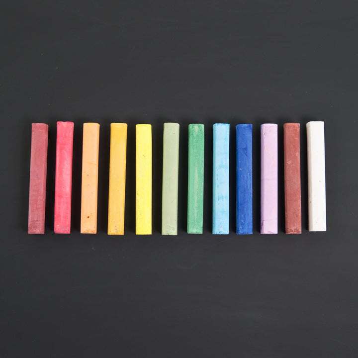 2071600 Blackboard Pastel Chalk - Single Colours, Box of 12
