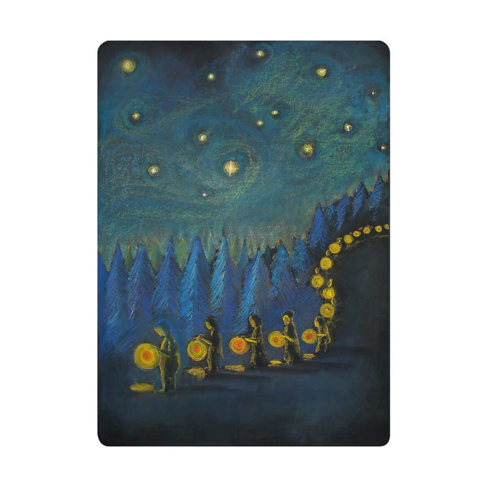 95502006 Chalkboard Art Cards Lantern Walk