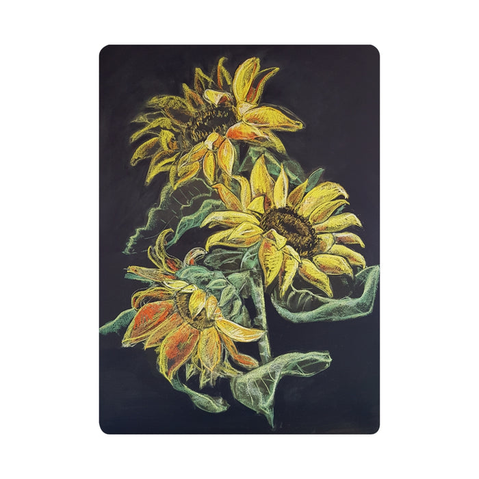 95502016 Chalkboard Art Cards - Sunflower, 5 pk
