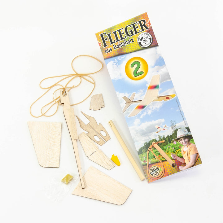 A600661 Kids at work Balsa Wood Plane Kit 2