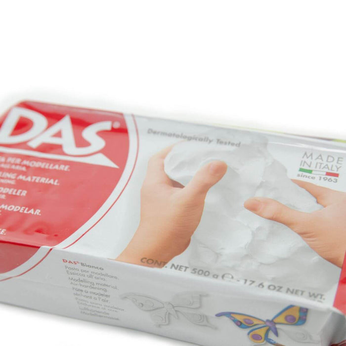 DAS Self-hardening clay 500g white