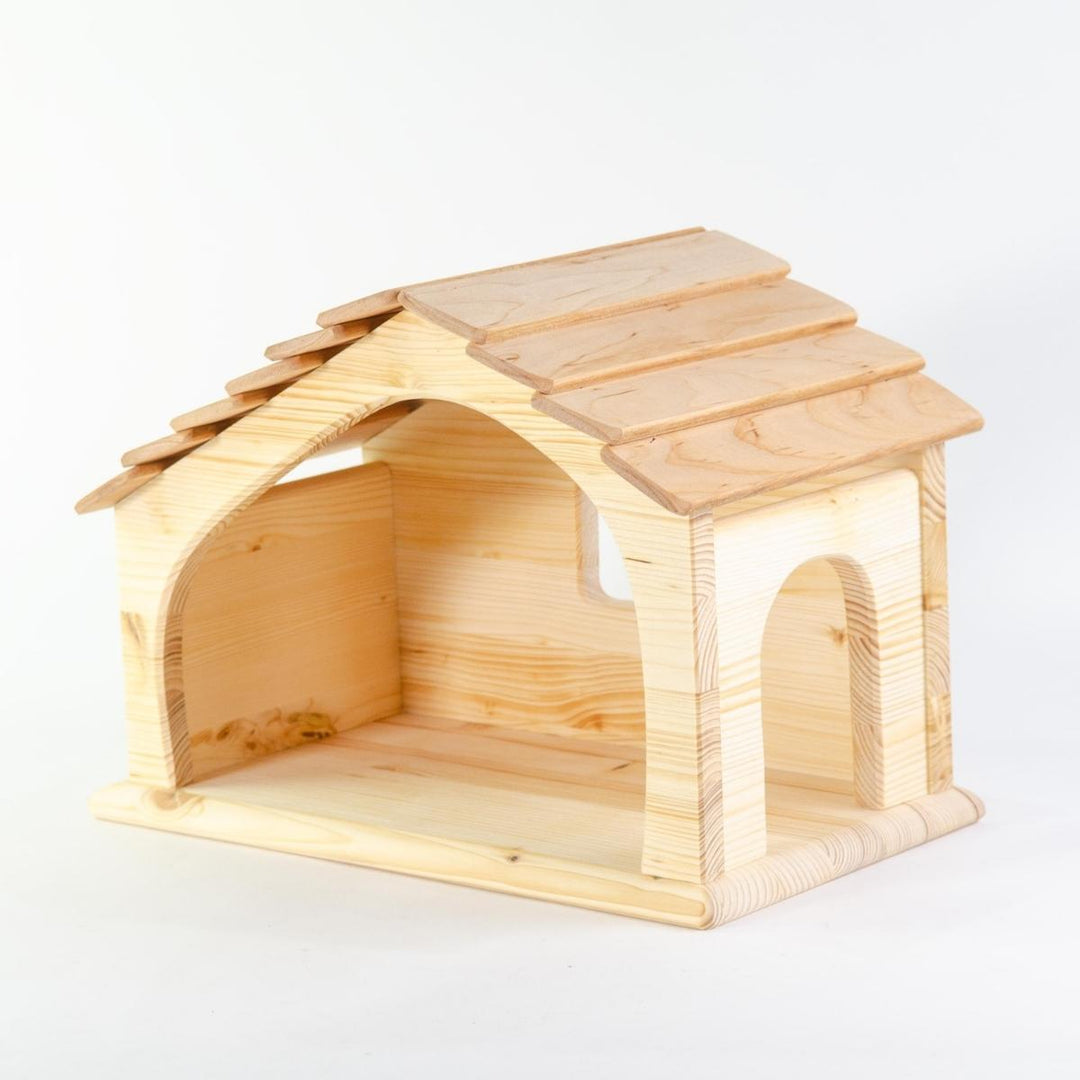 74005016 Drei Blatter Nativity Stable Small