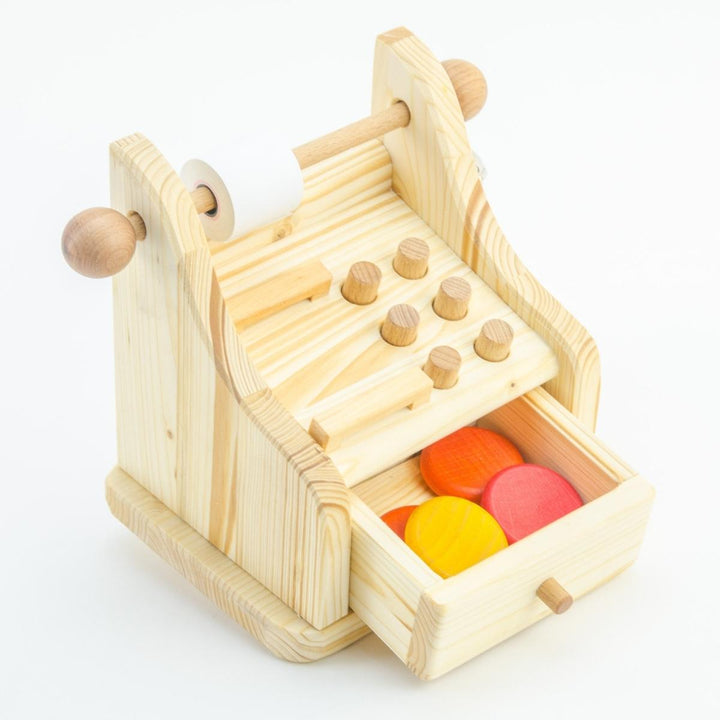 74007012 Drei Blatter Wooden Cash Register