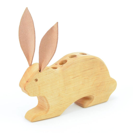 74001613 Drei Blatter Wooden Pencil Holder - Bunny