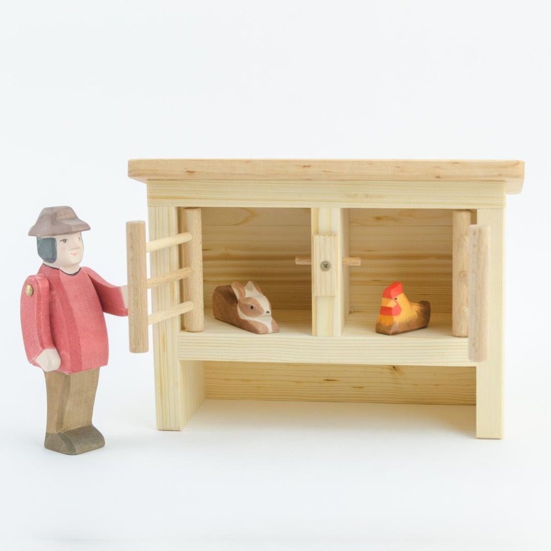 74005008 Drei Blatter Rabbit and Chicken Hutch