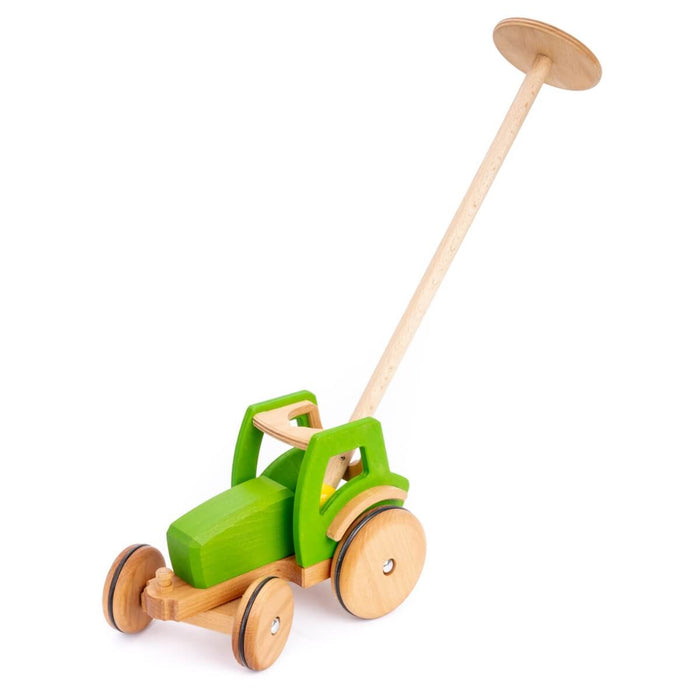 DY-180442 Dynamiko Wooden Tractor MIO with handlebar