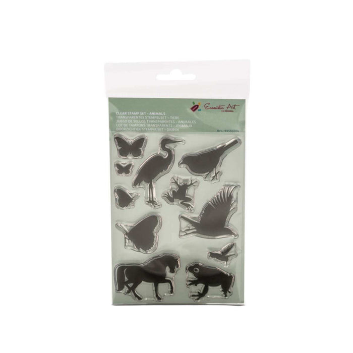 99550304 Encaustic Art Clear Stamp Sets - Animals