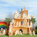 Flockmen Full Flock 32 pieces with Magic Wood Small Tree House, Ostheimer Palm Tree I with support and Grimm's Rainbow