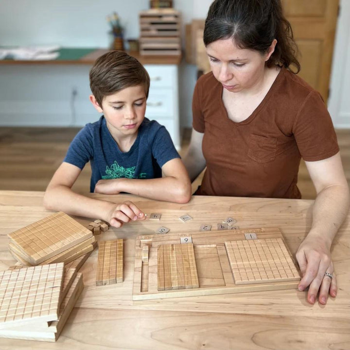 From Jennifer Base Ten Board and Blocks