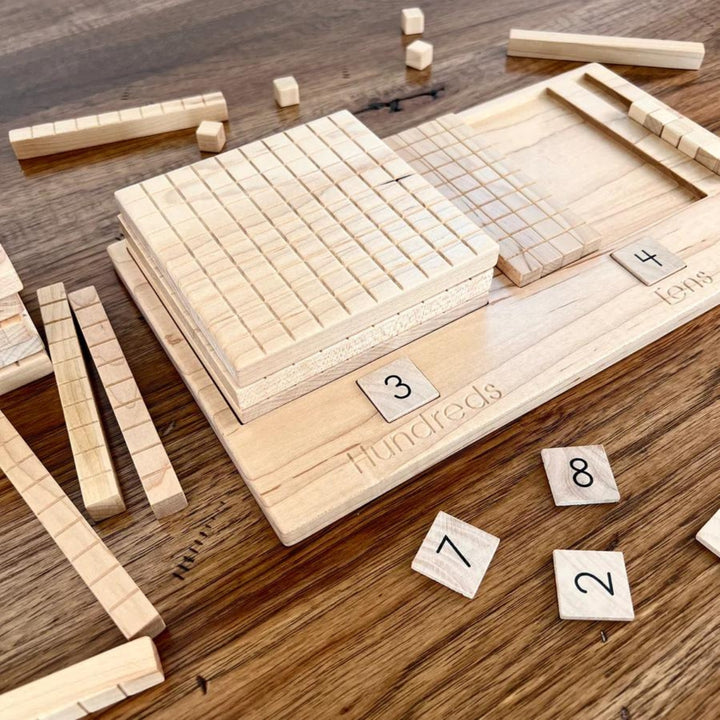 From Jennifer Base Ten Board and Blocks