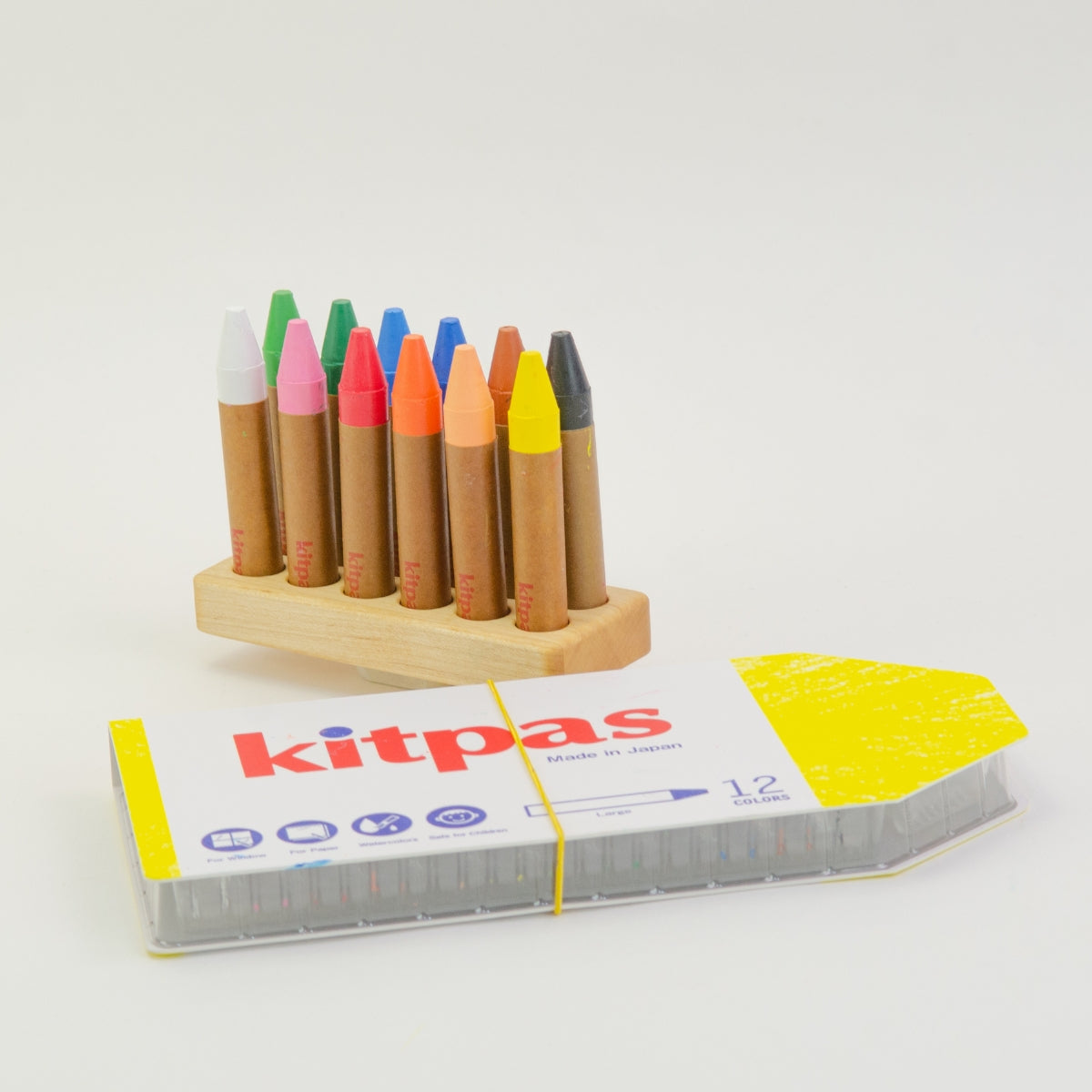 TFJ-7300-BUN From Jennifer Crayon Holder for Kitpas 12 Large Stick Crayons