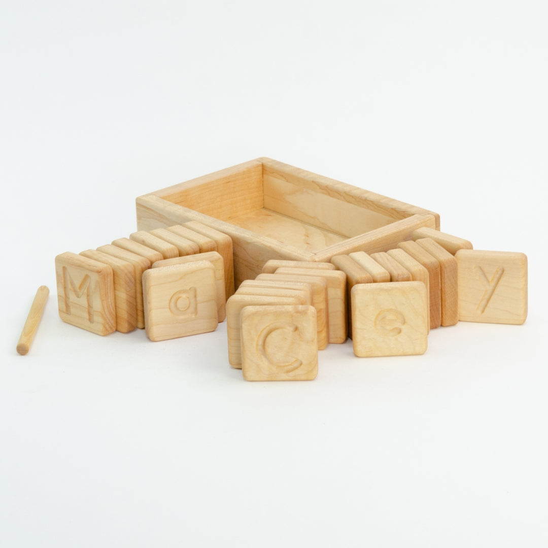 TFJ-6234 From Jennifer Reversible Alphabet Tracing Cards with Storage Box Small