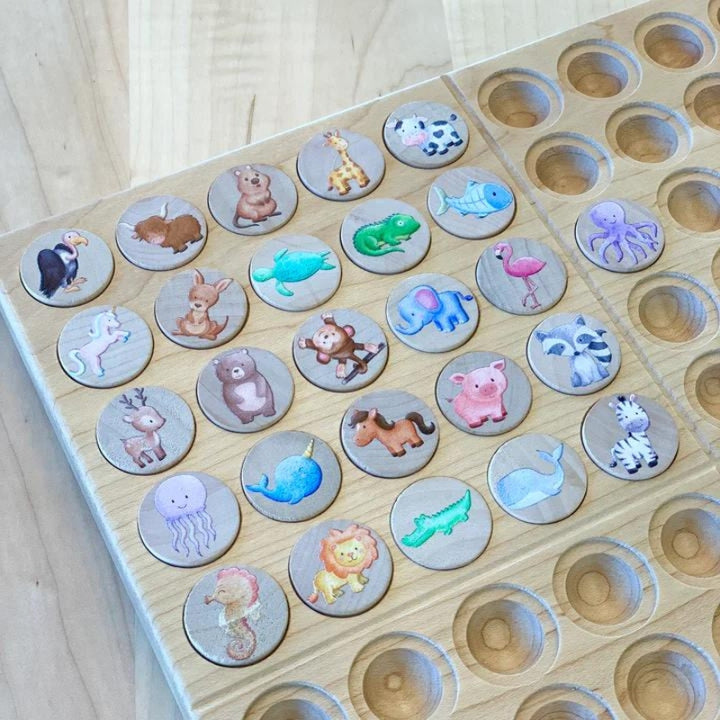 TFJ-2048 From Jennifer Small Coins - Alphabet Animals