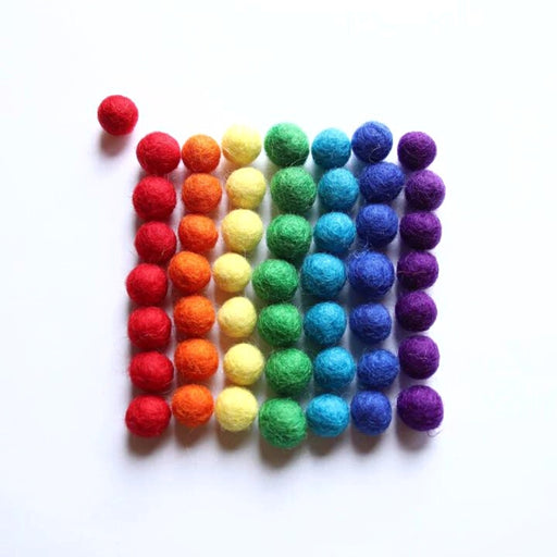 TFJ-2032 From Jennifer Small Felted Wool Balls - 56 Pieces