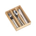 Gluckskafer 10cm Cutlery stainless steel 4 sets knife fork spoon in wooden box 70422042
