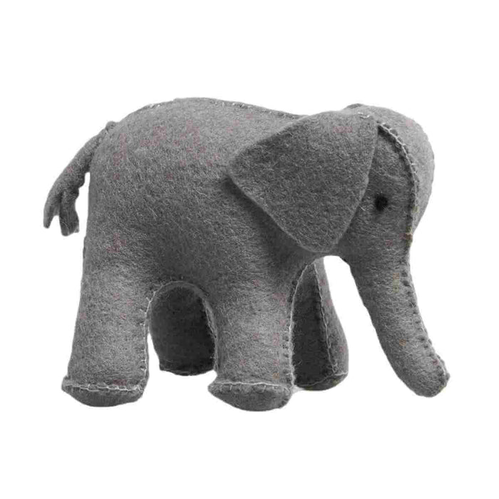 Gluckskafer Handmade Wool Felt Elephant Large 7.5cm 70424107