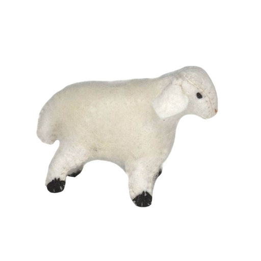 70424098 Gluckskafer Handmade Wool Felt Lamb 8 cm