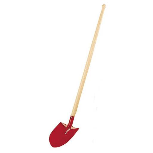 70435754 Gluckskafer Metal shovel - rounded w point 81cm red