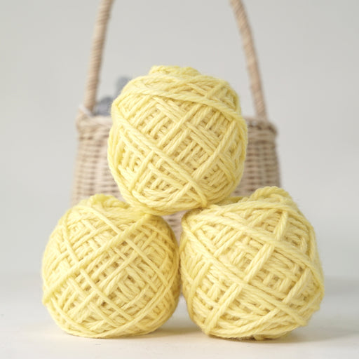 3532302-B Golden Fleece 16-ply 50g Wool Ball- 100% Australian Eco-Wool Lemon Yellow