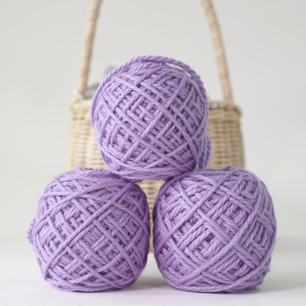 3532312-B Golden Fleece 16-ply 50g Wool Ball- 100% Australian Eco-Wool Lilac