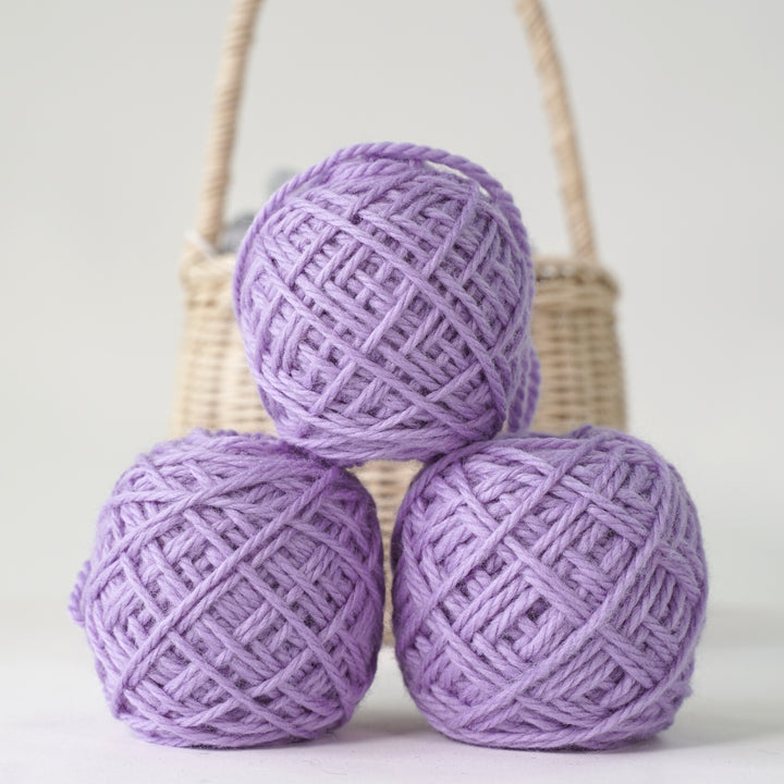 3532312-B Golden Fleece 16-ply 50g Wool Ball- 100% Australian Eco-Wool Lilac