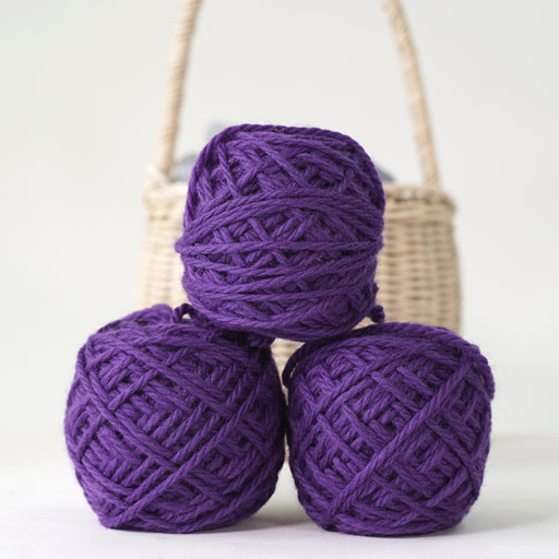 3532313-B Golden Fleece 16-ply 50g Wool Ball- 100% Australian Eco-Wool Purple