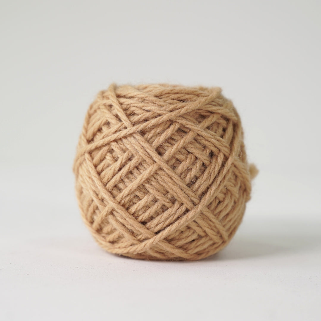 3532324-B Golden Fleece 16-ply 50g Wool Ball- 100% Australian Eco-Wool Camel