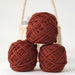 3532325-B Golden Fleece 16-ply 50g Wool Ball- 100% Australian Eco-Wool Red Brown