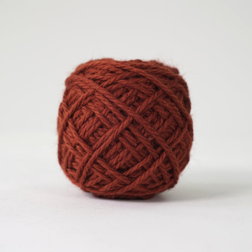 3532325-B Golden Fleece 16-ply 50g Wool Ball- 100% Australian Eco-Wool Red Brown