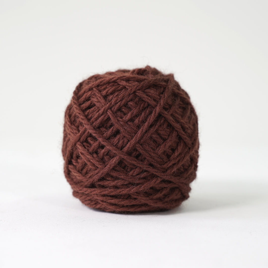 3532326-B Golden Fleece 16-ply 50g Wool Ball- 100% Australian Eco-Wool Brown